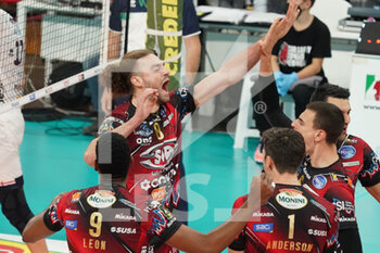 2021-11-13 - srychlicki kamil (n.8 sir safety conad perugia) exultation - SIR SAFETY CONAD PERUGIA VS ALLIANZ MILANO - SUPERLEAGUE SERIE A - VOLLEYBALL