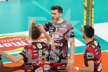 2021-12-12 - anderson matthew (n1 sir safety conad perugia) esulta - SIR SAFETY CONAD PERUGIA VS VERO VOLLEY MONZA - SUPERLEAGUE SERIE A - VOLLEYBALL
