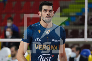 2021-12-26 - Jonas Bastien Baptiste Aguenier - Verona Volley - VERONA VOLLEY VS ITAS TRENTINO - SUPERLEAGUE SERIE A - VOLLEYBALL