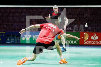 2022-04-26 - Pablo Abian from Spain, Round of 32 during the European Badminton Championships 2022 on April 26, 2022 at Gallur Sports Center in Madrid, Spain - EUROPEAN BADMINTON CHAMPIONSHIPS 2022 - BADMINTON - OTHER SPORTS
