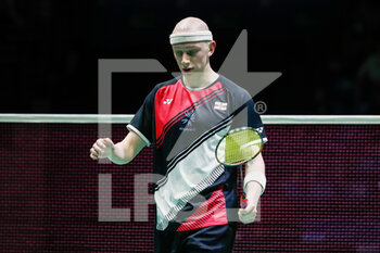 2022-04-26 - Toby Penty from England, Round of 32 during the European Badminton Championships 2022 on April 26, 2022 at Gallur Sports Center in Madrid, Spain - EUROPEAN BADMINTON CHAMPIONSHIPS 2022 - BADMINTON - OTHER SPORTS