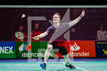 2022-04-26 - Kai Schaefer from Germany, Round of 32 during the European Badminton Championships 2022 on April 26, 2022 at Gallur Sports Center in Madrid, Spain - EUROPEAN BADMINTON CHAMPIONSHIPS 2022 - BADMINTON - OTHER SPORTS
