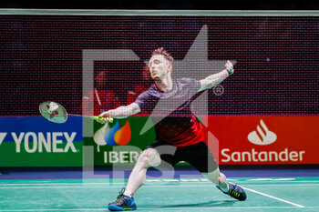 2022-04-26 - Kai Schaefer from Germany, Round of 32 during the European Badminton Championships 2022 on April 26, 2022 at Gallur Sports Center in Madrid, Spain - EUROPEAN BADMINTON CHAMPIONSHIPS 2022 - BADMINTON - OTHER SPORTS
