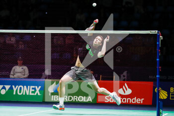 2022-04-26 - Kari Gunnarsson from Iceland, Round of 32 during the European Badminton Championships 2022 on April 26, 2022 at Gallur Sports Center in Madrid, Spain - EUROPEAN BADMINTON CHAMPIONSHIPS 2022 - BADMINTON - OTHER SPORTS