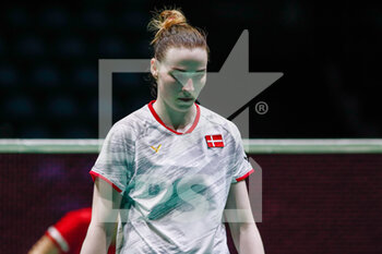 2022-04-27 - Line Hojn Kjaersfeldt from Denmark, Round of 16 during the European Badminton Championships 2022 on April 27, 2022 at Gallur Sports Center in Madrid, Spain - EUROPEAN BADMINTON CHAMPIONSHIPS 2022 - BADMINTON - OTHER SPORTS