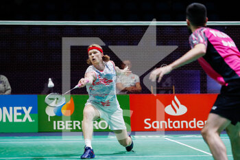 2022-04-27 - Anders Antonsen from Denmark, Round of 16 during the European Badminton Championships 2022 on April 27, 2022 at Gallur Sports Center in Madrid, Spain - EUROPEAN BADMINTON CHAMPIONSHIPS 2022 - BADMINTON - OTHER SPORTS