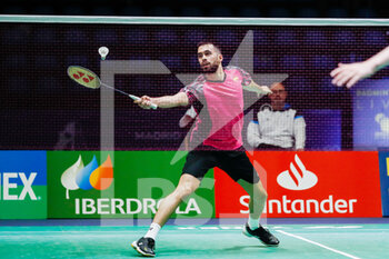 2022-04-27 - Luis Enrique Penalver from Spain, Round of 16 during the European Badminton Championships 2022 on April 27, 2022 at Gallur Sports Center in Madrid, Spain - EUROPEAN BADMINTON CHAMPIONSHIPS 2022 - BADMINTON - OTHER SPORTS