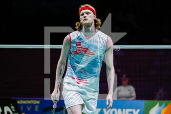 2022-04-27 - Anders Antonsen from Denmark, Round of 16 during the European Badminton Championships 2022 on April 27, 2022 at Gallur Sports Center in Madrid, Spain - EUROPEAN BADMINTON CHAMPIONSHIPS 2022 - BADMINTON - OTHER SPORTS