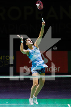 2022-04-27 - Carolina Marin from Spain, Round of 16 during the European Badminton Championships 2022 on April 27, 2022 at Gallur Sports Center in Madrid, Spain - EUROPEAN BADMINTON CHAMPIONSHIPS 2022 - BADMINTON - OTHER SPORTS