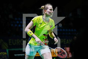 2022-04-27 - Maria Ulitina from Ukraine, Round of 16 during the European Badminton Championships 2022 on April 27, 2022 at Gallur Sports Center in Madrid, Spain - EUROPEAN BADMINTON CHAMPIONSHIPS 2022 - BADMINTON - OTHER SPORTS