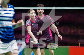 28/04/2022 - Callum Hemming and Jessica Pugh from England, Quarter final during the European Badminton Championships 2022 on April 28, 2022 at Gallur Sports Center in Madrid, Spain - EUROPEAN BADMINTON CHAMPIONSHIPS 2022 - BADMINTON - ALTRO