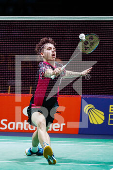 28/04/2022 - Callum Hemming from England, Quarter final during the European Badminton Championships 2022 on April 28, 2022 at Gallur Sports Center in Madrid, Spain - EUROPEAN BADMINTON CHAMPIONSHIPS 2022 - BADMINTON - ALTRO