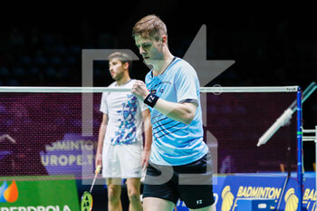 28/04/2022 - Hans-Kristian Solberq Vittinghus from Denmark, Quarter final during the European Badminton Championships 2022 on April 28, 2022 at Gallur Sports Center in Madrid, Spain - EUROPEAN BADMINTON CHAMPIONSHIPS 2022 - BADMINTON - ALTRO