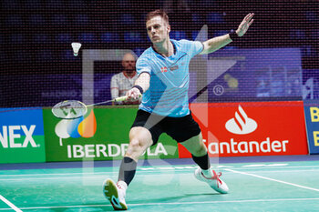 28/04/2022 - Hans-Kristian Solberq Vittinghus from Denmark, Quarter final during the European Badminton Championships 2022 on April 28, 2022 at Gallur Sports Center in Madrid, Spain - EUROPEAN BADMINTON CHAMPIONSHIPS 2022 - BADMINTON - ALTRO