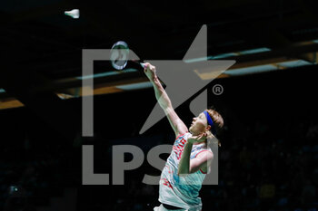 28/04/2022 - Anders Antonsen from Denmark, Quarter final during the European Badminton Championships 2022 on April 28, 2022 at Gallur Sports Center in Madrid, Spain - EUROPEAN BADMINTON CHAMPIONSHIPS 2022 - BADMINTON - ALTRO