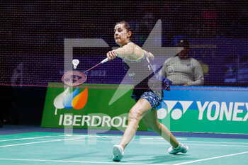 28/04/2022 - Carolina Marin from Spain, Quarter final during the European Badminton Championships 2022 on April 28, 2022 at Gallur Sports Center in Madrid, Spain - EUROPEAN BADMINTON CHAMPIONSHIPS 2022 - BADMINTON - ALTRO