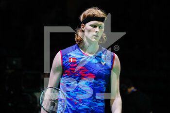 29/04/2022 - Anders Antonsen from Denmark, Semi final during the European Badminton Championships 2022 on April 29, 2022 at Gallur Sports Center in Madrid, Spain - EUROPEAN BADMINTON CHAMPIONSHIPS 2022 - BADMINTON - ALTRO