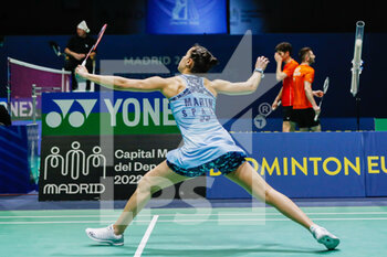 29/04/2022 - Carolina Marin from Spain, Semi final during the European Badminton Championships 2022 on April 29, 2022 at Gallur Sports Center in Madrid, Spain - EUROPEAN BADMINTON CHAMPIONSHIPS 2022 - BADMINTON - ALTRO