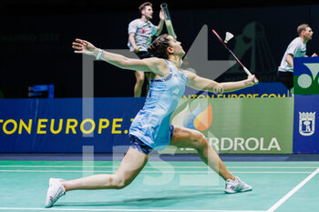 29/04/2022 - Carolina Marin from Spain, Semi final during the European Badminton Championships 2022 on April 29, 2022 at Gallur Sports Center in Madrid, Spain - EUROPEAN BADMINTON CHAMPIONSHIPS 2022 - BADMINTON - ALTRO