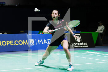 29/04/2022 - Kirsty Gilmour from Scotland, Semi final during the European Badminton Championships 2022 on April 29, 2022 at Gallur Sports Center in Madrid, Spain - EUROPEAN BADMINTON CHAMPIONSHIPS 2022 - BADMINTON - ALTRO