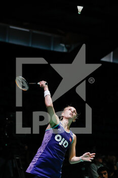 29/04/2022 - Mia Blichfeldt from Denmark, Semi final during the European Badminton Championships 2022 on April 29, 2022 at Gallur Sports Center in Madrid, Spain - EUROPEAN BADMINTON CHAMPIONSHIPS 2022 - BADMINTON - ALTRO