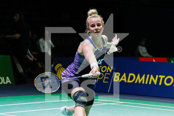 29/04/2022 - Mia Blichfeldt from Denmark, Semi final during the European Badminton Championships 2022 on April 29, 2022 at Gallur Sports Center in Madrid, Spain - EUROPEAN BADMINTON CHAMPIONSHIPS 2022 - BADMINTON - ALTRO