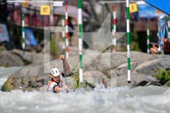 2022-07-10 - Ivrea, Italy 09 July 2022
2022 ICF Junior and U23 Canoe Slalom World Championships in Ivrea, Italy, 
the world's best U23 canoe slalom paddlers took the stage and fought for world title.

The following races were held: Women's Canoe Under 23 (C1)
Men's Canoe Under 23 (C1), Women's Kayak Under 23(K1)
Men's Kayak Under 23 (K1); Men's Kayak Junior (K1), Women's Kayak Junior (K1), Women's Canoe Junior (K1), Men's Canoe Junior (K1)

Women''s Canoe Under 23
Panzlaff Jennemie GER (23) - 2022 ICF CANOE SLALOM JUNIOR/U23 WORLD CHAMPIONSHIPS  - ROWING - OTHER SPORTS
