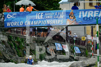 2022-07-10 - Ivrea, Italy 09 July 2022
2022 ICF Junior and U23 Canoe Slalom World Championships in Ivrea, Italy, 
the world's best U23 canoe slalom paddlers took the stage and fought for world title.

The following races were held: Women's Canoe Under 23 (C1)
Men's Canoe Under 23 (C1), Women's Kayak Under 23(K1)
Men's Kayak Under 23 (K1); Men's Kayak Junior (K1), Women's Kayak Junior (K1), Women's Canoe Junior (K1), Men's Canoe Junior (K1),  - 2022 ICF CANOE SLALOM JUNIOR/U23 WORLD CHAMPIONSHIPS  - ROWING - OTHER SPORTS