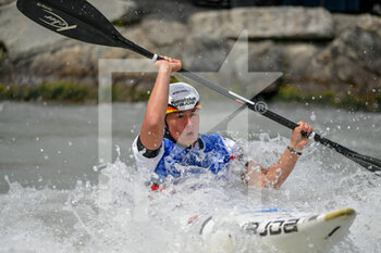 2022-07-10 - Ivrea, Italy 09 July 2022
2022 ICF Junior and U23 Canoe Slalom World Championships in Ivrea, Italy, 
the world's best U23 canoe slalom paddlers took the stage and fought for world title.

The following races were held: Women's Canoe Under 23 (C1)
Men's Canoe Under 23 (C1), Women's Kayak Under 23(K1)
Men's Kayak Under 23 (K1); Men's Kayak Junior (K1), Women's Kayak Junior (K1), Women's Canoe Junior (K1), Men's Canoe Junior (K1), 

Women's Kayak Junior
Pirro Paulina GER (20)
Silver  Medal - 2022 ICF CANOE SLALOM JUNIOR/U23 WORLD CHAMPIONSHIPS  - ROWING - OTHER SPORTS