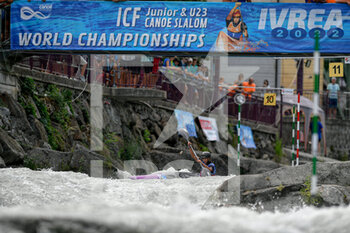 2022-07-10 - Ivrea, Italy 09 July 2022
2022 ICF Junior and U23 Canoe Slalom World Championships in Ivrea, Italy, 
the world's best U23 canoe slalom paddlers took the stage and fought for world title.

The following races were held: Women's Canoe Under 23 (C1)
Men's Canoe Under 23 (C1), Women's Kayak Under 23(K1)
Men's Kayak Under 23 (K1); Men's Kayak Junior (K1), Women's Kayak Junior (K1), Women's Canoe Junior (K1), Men's Canoe Junior (K1), 

Women's Kayak Junior
Pistoni Lucia ITA (25)
Gold medal - 2022 ICF CANOE SLALOM JUNIOR/U23 WORLD CHAMPIONSHIPS  - ROWING - OTHER SPORTS