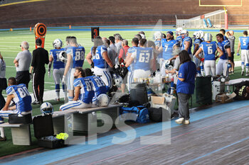 30/10/2022 - Team Italy during timeout - 2023 EUROPEAN CHAMPIONSHIP QUALIFIERS - ITALY VS ENGLAND - FOOTBALL AMERICANO - ALTRO