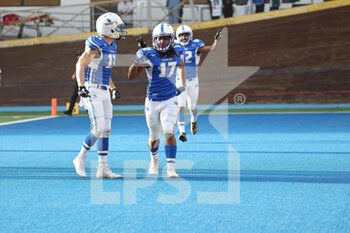 30/10/2022 - Celebrates of 17 SECK Tamsir 11,04,1996 WR/RS 175 80 N.Y. Lions after scoring touchdown - 2023 EUROPEAN CHAMPIONSHIP QUALIFIERS - ITALY VS ENGLAND - FOOTBALL AMERICANO - ALTRO