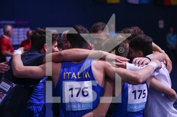 19/08/2022 - Team Italy big hug - EUROPEAN MEN'S ARTISTIC GYMNASTICS CHAMPIONSHIPS - JUNIOR MEN'S QUALIFICATION INCL TEAM & ALL-AROUND FINALS - GINNASTICA - ALTRO