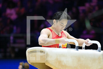 02/11/2022 - SUN Wei (CHI) pommel horse - ARTISTIC GYMNASTICS WORLD CHAMPIONSHIPS - MEN'S TEAM FINAL - GINNASTICA - ALTRO