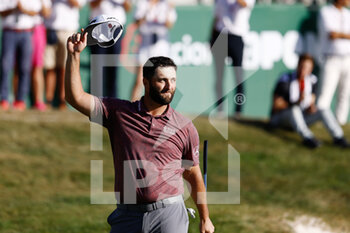 2022-10-09 - Jon Rahm of Spain reacts after winning the Acciona Open Espana 2022 on October 9, 2022 at Club de Campo de Madrid in Madrid, Spain - GOLF - ACCIONA OPEN ESPANA 2022 - GOLF - OTHER SPORTS