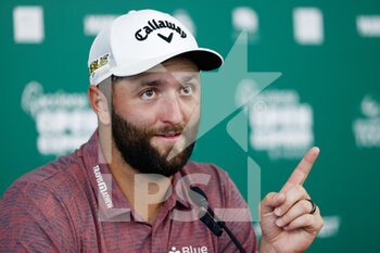 2022-10-09 - Jon Rahm of Spain press conference after winning the Acciona Open Espana 2022 on October 9, 2022 at Club de Campo de Madrid in Madrid, Spain - GOLF - ACCIONA OPEN ESPANA 2022 - GOLF - OTHER SPORTS