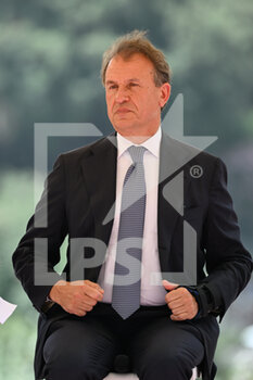 2022-06-28 - Vito Cozzoli president of Sport and Salute during the presentation conference of the World Street Skateboarding Rome 2022 at the Parco del Colle Oppio in Rome on June 28, 2022 - WORLD STREET SKATEBOARDING ROME 2022 (DAY2) - SKATEBORD - OTHER SPORTS