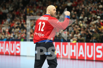 28/01/2022 - Vincent Gerard of France during the EHF Euro 2022, Semi Final Handball match between France and Sweden on January 28, 2022 at Budapest Multifunctional Arena in Budapest, Hungary - EHF EURO 2022, SEMI FINAL - FRANCE VS SWEDEN - PALLAMANO - ALTRO