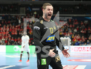 28/01/2022 - Andreas Palicka of Sweden during the EHF Euro 2022, Semi Final Handball match between France and Sweden on January 28, 2022 at Budapest Multifunctional Arena in Budapest, Hungary - EHF EURO 2022, SEMI FINAL - FRANCE VS SWEDEN - PALLAMANO - ALTRO