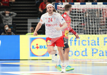 2022-01-28 - Mikkel Hansen of Denmark during the EHF Euro 2022, Semi Final Handball match between Spain and Denmark on January 28, 2022 at Budapest Multifunctional Arena in Budapest, Hungary - EHF EURO 2022, SEMI FINAL - SPAIN AND DENMARK - HANDBALL - OTHER SPORTS