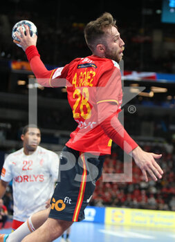 2022-01-28 - Aleix Gomez of Spain during the EHF Euro 2022, Semi Final Handball match between Spain and Denmark on January 28, 2022 at Budapest Multifunctional Arena in Budapest, Hungary - EHF EURO 2022, SEMI FINAL - SPAIN AND DENMARK - HANDBALL - OTHER SPORTS