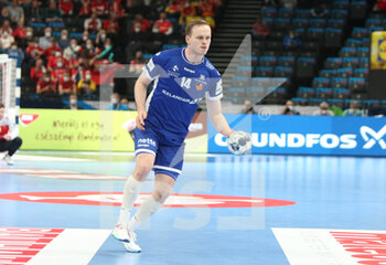2022-01-28 - Omar Ingi Magnusson of Iceland during the EHF Euro 2022, Placement Match 5/6 Handball match between Iceland and Norway on January 28, 2022 at Budapest Multifunctional Arena in Budapest, Hungary - EHF EURO 2022, PLACEMENT MATCH 5/6 - ICELAND VS NORWAY - HANDBALL - OTHER SPORTS