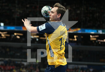 30/01/2022 - Hampus Wanne of Sweden during the EHF Men's Euro, Final handball match between Sweden and Spain on January 30, 2022 at Budapest Multifunctional Arena in Budapest, Hungary - EHF MEN'S EURO 2022, FINAL - SWEDEN VS SPAIN - PALLAMANO - ALTRO