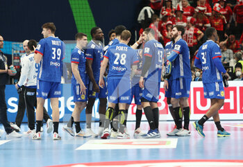 2022-01-30 - Team France during the EHF Men's Euro 2022, Placement Match 3/4 handball match between France and Denmark on January 30, 2022 at Budapest Multifunctional Arena in Budapest, Hungary - EHF MEN'S EURO 2022, PLACEMENT MATCH 3/4 - FRANCE VS DENMARK - HANDBALL - OTHER SPORTS