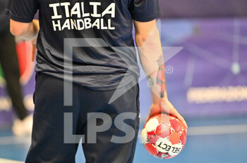 16/03/2022 - warm-up shirt of the Italian team - 2023 WORLD CUP QUALIFIERS - ITALY VS SLOVENIA - PALLAMANO - ALTRO
