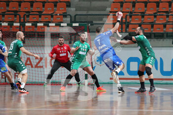 12/03/2022 - Josip Marsan (Carpi) shot the ball - CONVERSANO VS CARPI - PALLAMANO - ALTRO