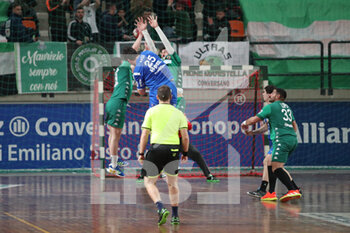 12/03/2022 - Kreshnik Kasa (Carpi) scores a goal - CONVERSANO VS CARPI - PALLAMANO - ALTRO