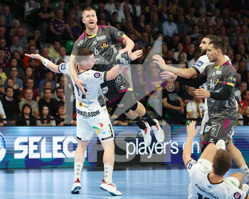 29/09/2022 - Linus PERSSON of HBC Nantes during the EHF Champions League Handball match between HBC Nantes and Elverum Handball on September 29, 2022 at H Arena in Nantes, France - HANDBALL - CHAMPIONS LEAGUE - NANTES V ELVERUM - PALLAMANO - ALTRO