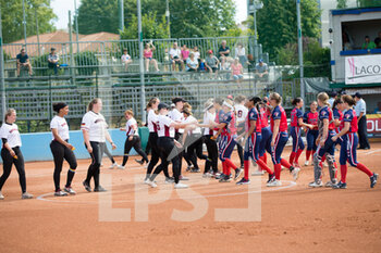 19/08/2022 - Bollate's and Olympia's players - 2022 WOMEN'S EUROPEAN PREMIER CUP - SOFTBALL - ALTRO