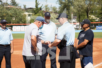 20/08/2022 - Manager of Bollate and Rivas Madrid with referees - 2022 WOMEN'S EUROPEAN PREMIER CUP - SOFTBALL - ALTRO